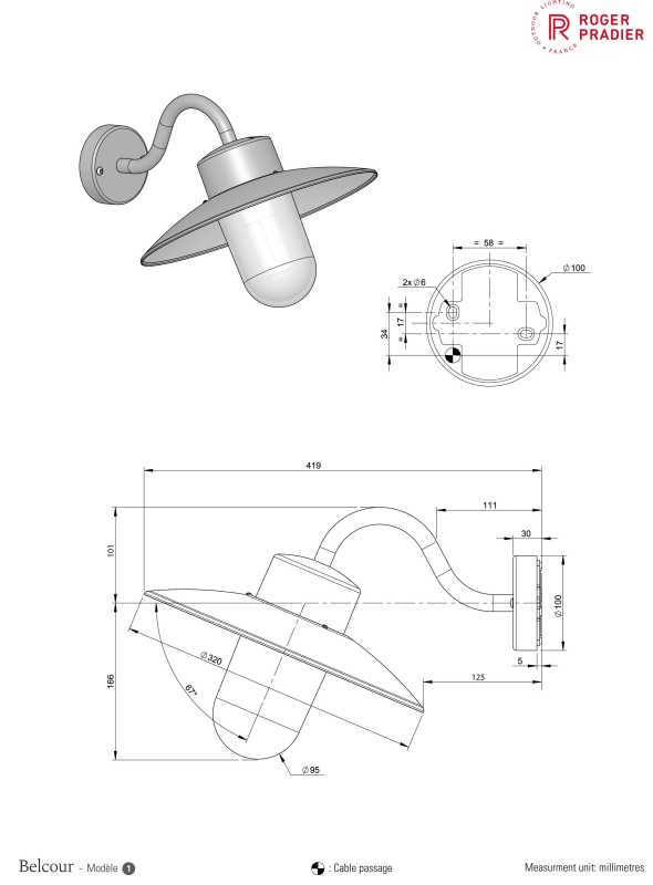 grüne Hofleuchte klassisch